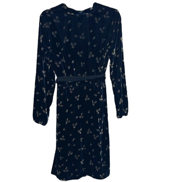 CAbi Decked Out Navy Floral Long Sleeve Dress Style 3875 Women's Size Medium - Picture 5 of 5